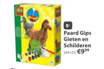 paard gips gieten en schilderen