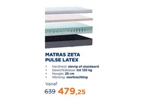 matras zeta pulse latex