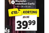 wastafel onderkast corfu