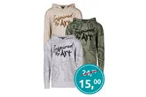 hoodie met opdruk inspired by art