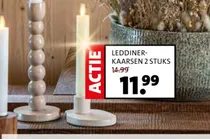led diner kaarsen