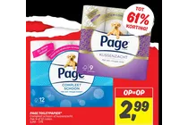 page toiletpapier compleet schoon