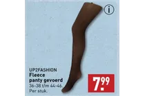 fleece panty gevoerd