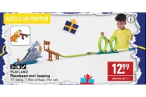 racebaan met looping