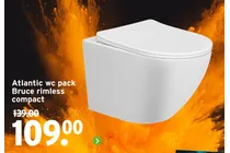 wc pack bruce rimless compact