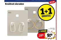 goudkleurige creolen
