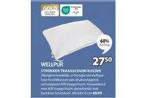 stroken traagschuim kussen