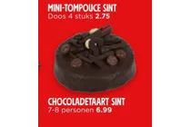chocoladetaart sint
