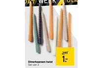 dinerkaarsen twist