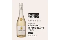 chemin des papes cotes du rhone blanc
