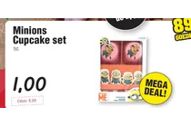 minions cupcake set