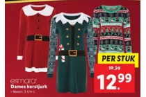 dames kerstjurk