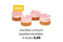 aardbei schuim paddenstoeltjes