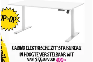 elektrisch in hoogte verstelbaar bureau