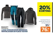 lange werkbroeken advanced winterjassen en fleece vesten