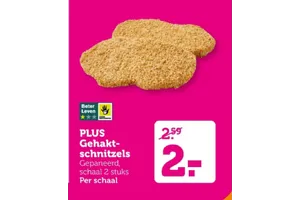 Gehakt-schnitzels aanbieding