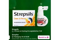 citroen en honing zuigtabletten