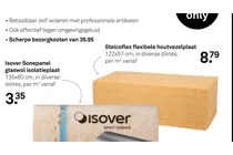 isover sonepanel glaswol isolatieplaat