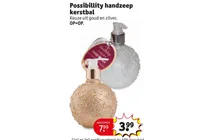 handzeep kerstbal