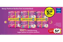 always platinum quattro pack maandverband
