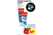 colgate triple action whitening tandpasta