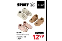 babyschoentjes van leer