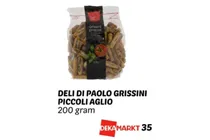 grissini piccoli aglio