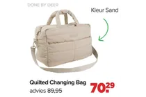 quilted changing bag