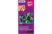 axe duo set fine fragrance aqua bergamot