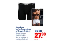 heren 3 pack boxer of 3 pack t shirt