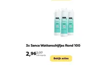 sence wattenschijfjes rond