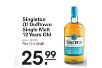 singleton of dufftown single malt whisky