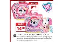 scruff a luvs mama en baby pastel pets
