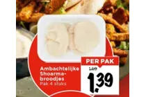 ambachtelijke shoarma broodjes