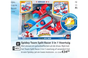 spidey team split racer