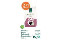 gedroogde cranberries