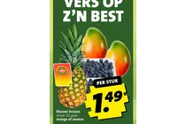 blauwe bessen mango of ananas