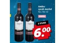 andes syrah merlot