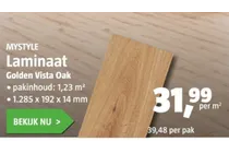 laminaat golden vista oak