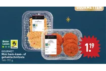 mini gehaktschnitzels
