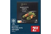 haricots verts met spek