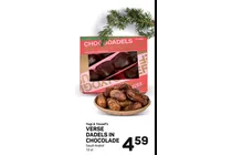 verse dadels in chocolade