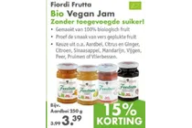 bio vegan jam aardbei