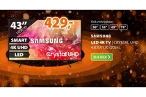 43 led 4k tv crystal uhd
