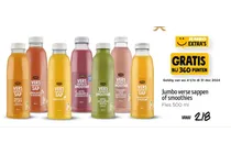 vers geperste smoothie appel cranberry bosvruchten