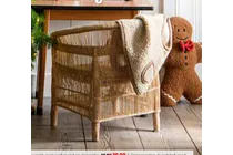 wicker stoel