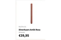 dinerkaars antik rosa