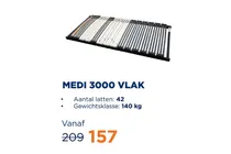 medi 3000 vlak lattenbodem