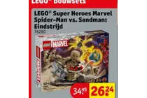 lego super heroes marvel spider man vs sandman eindstrijd