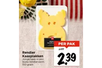 rendier kaasplakken